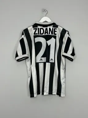 1996/97 JUVENTUS ZIDANE #21 HOME SHIRT (M) KAPPA