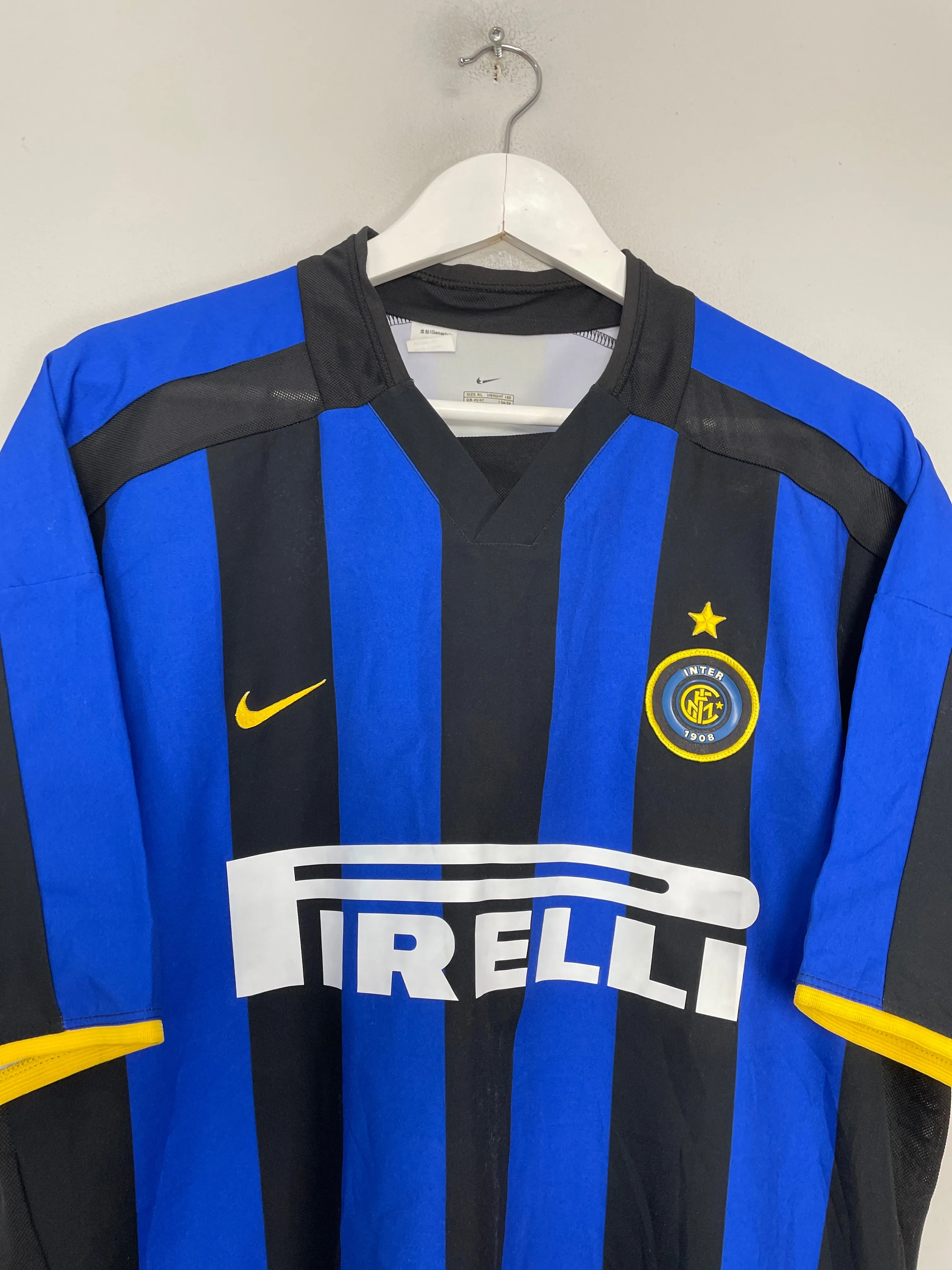 2002/03 INTER MILAN BATISTUTA #19 HOME SHIRT (XL) NIKE