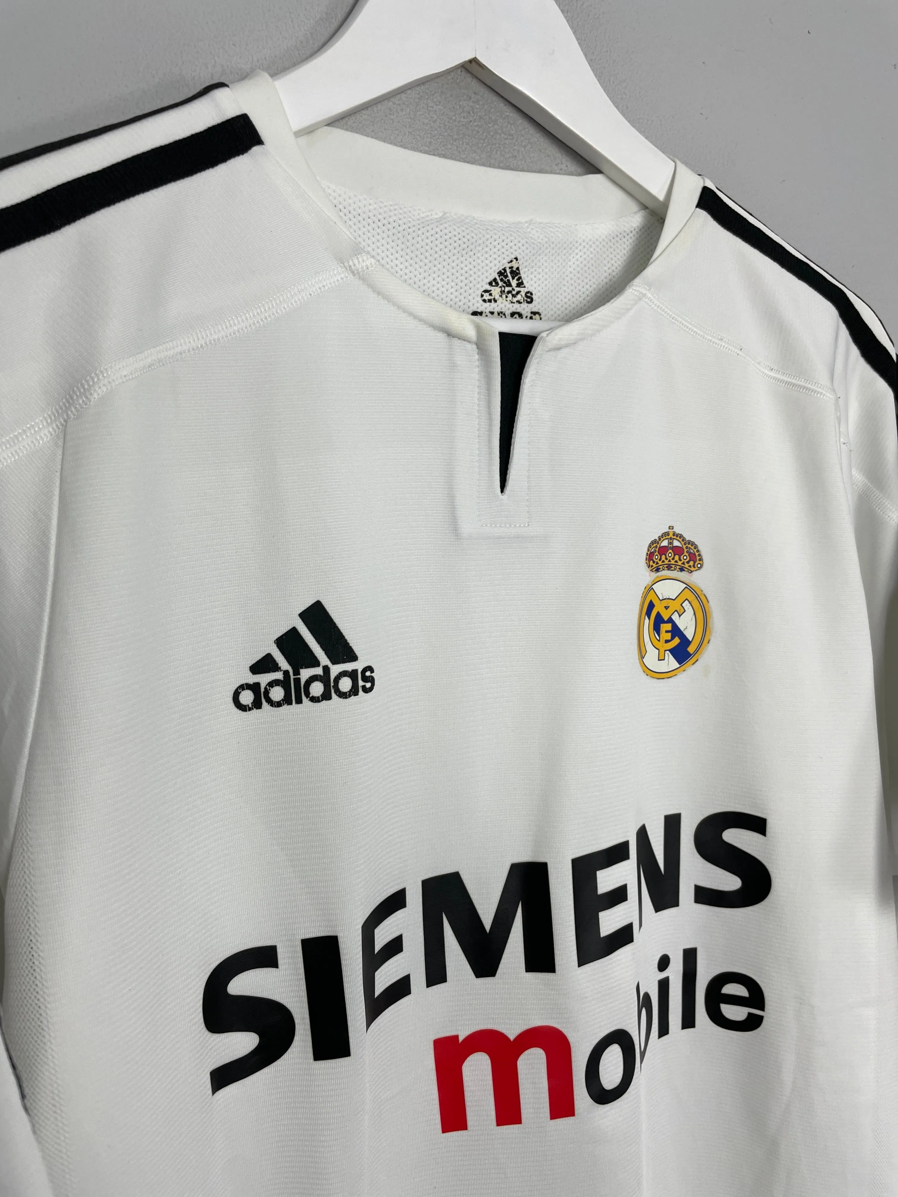 2003/04 REAL MADRID BECKHAM #23 *PLAYER ISSUE* HOME SHIRT (M) ADIDAS