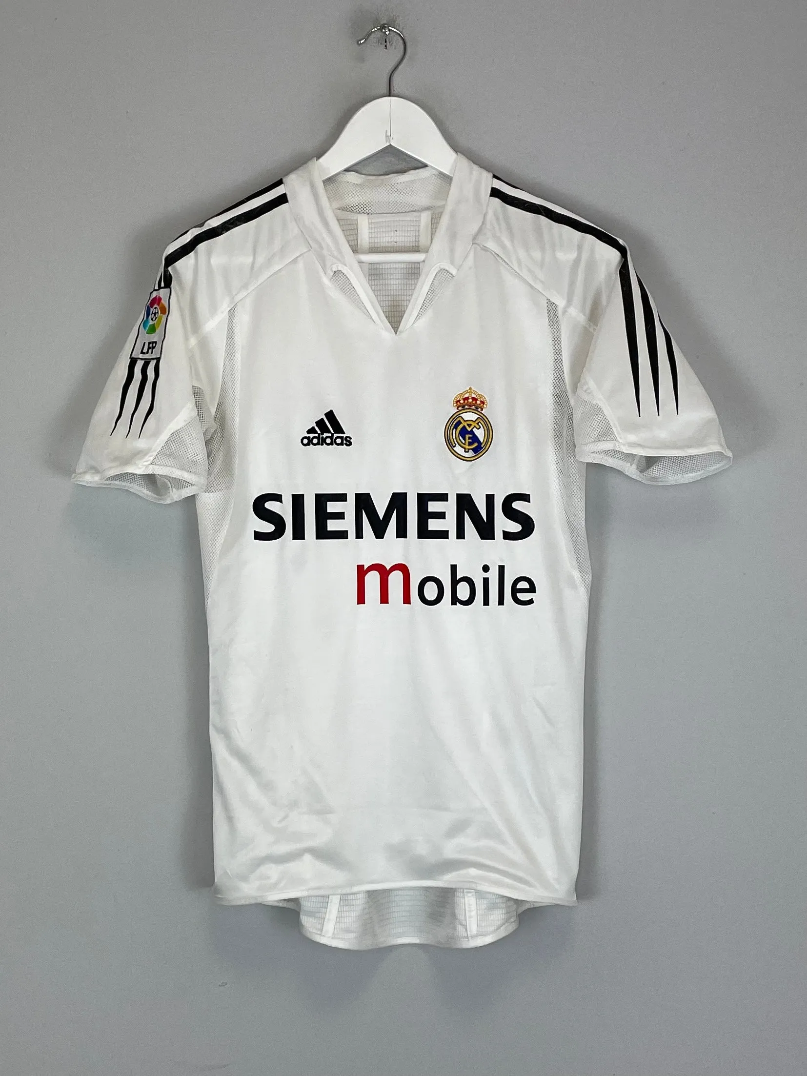 2004/05 REAL MADRID BECKHAM #23 *PLAYER ISSUE* HOME SHIRT (S) ADIDAS