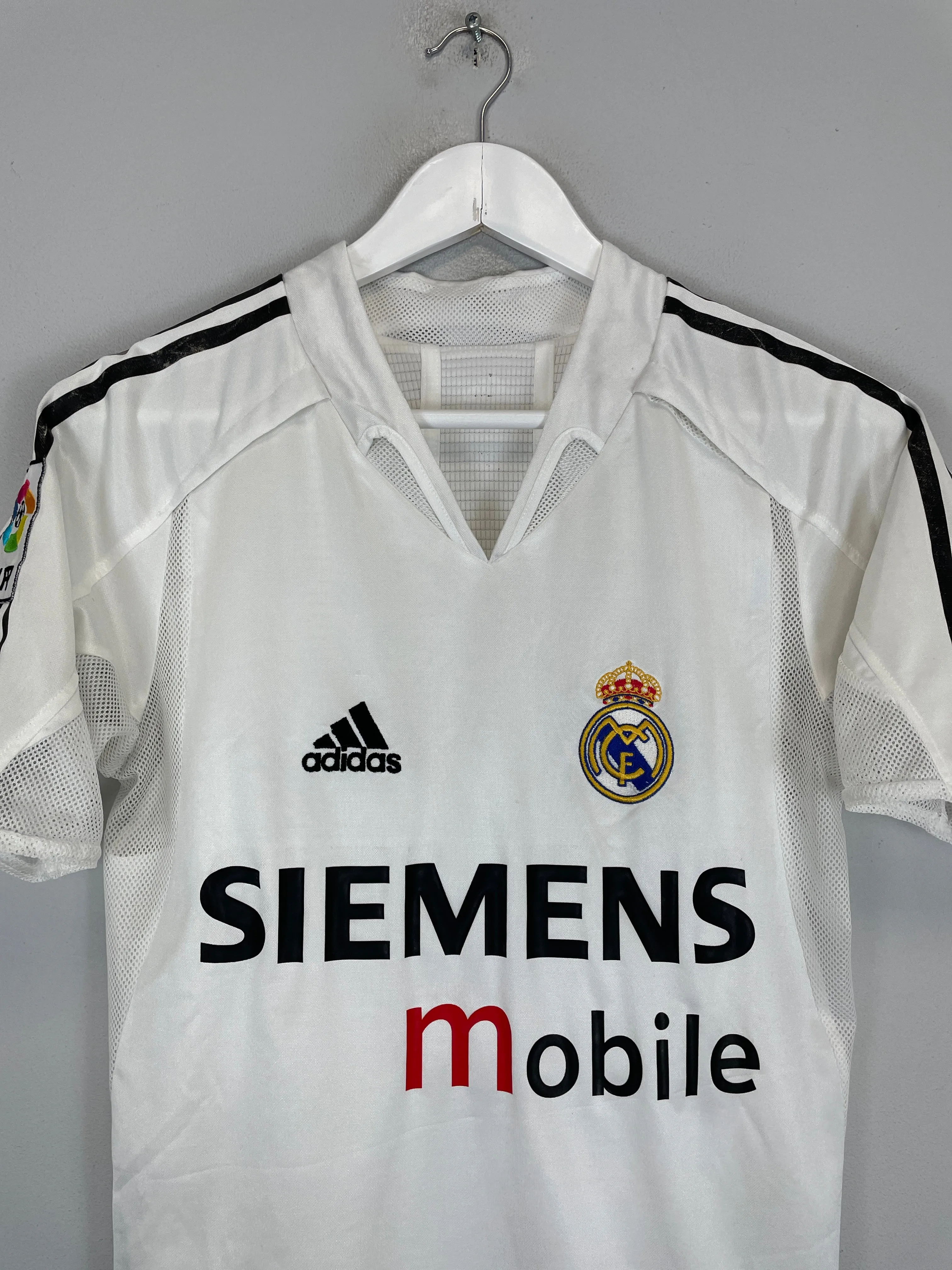 2004/05 REAL MADRID BECKHAM #23 *PLAYER ISSUE* HOME SHIRT (S) ADIDAS