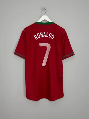 2012/13 PORTUGAL RONALDO #7 *AUTHENTIC* HOME SHIRT (XL) NIKE