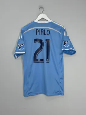 2015/16 NEW YORK CITY PIRLO #21 *AUTHENTIC* HOME SHIRT (L) ADIDAS