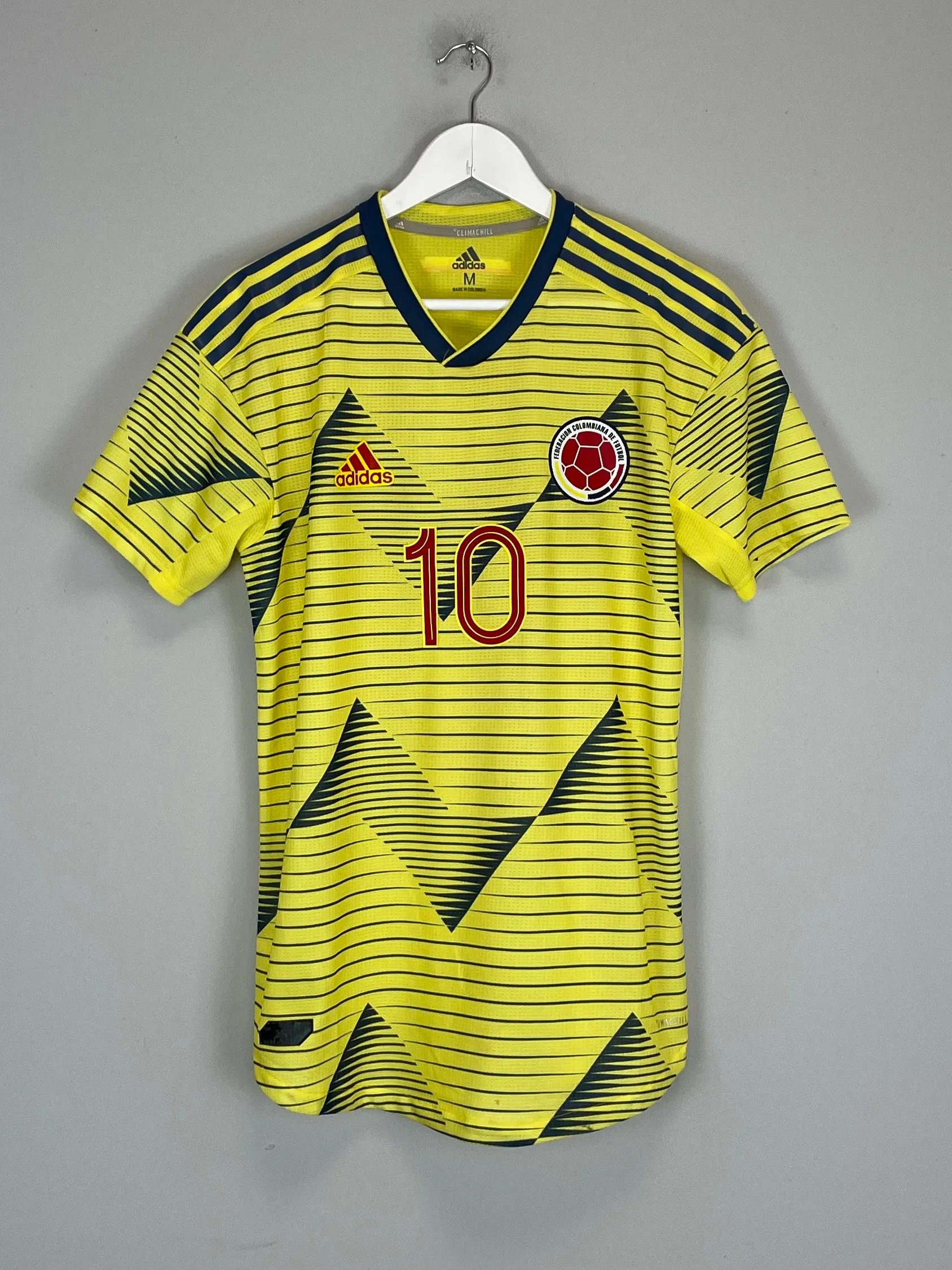 2019/20 COLOMBIA JAMES #10 *AUTHENTIC* HOME SHIRT (M) ADIDAS