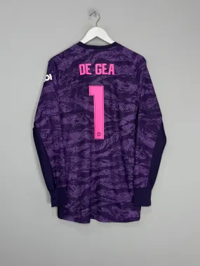 2019/20 MANCHESTER UNITED DE GEA #1 *AUTHENTIC* GK SHIRT (M) ADIDAS