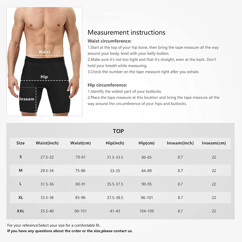 3 Pack Men's Compression Fitness Shorts