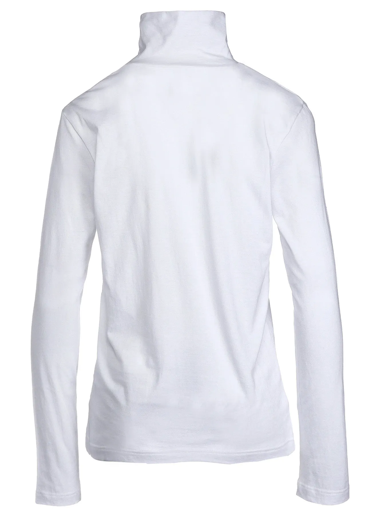 40/-SOFT JERSEY HIGH NECK LONG SLEEVE T