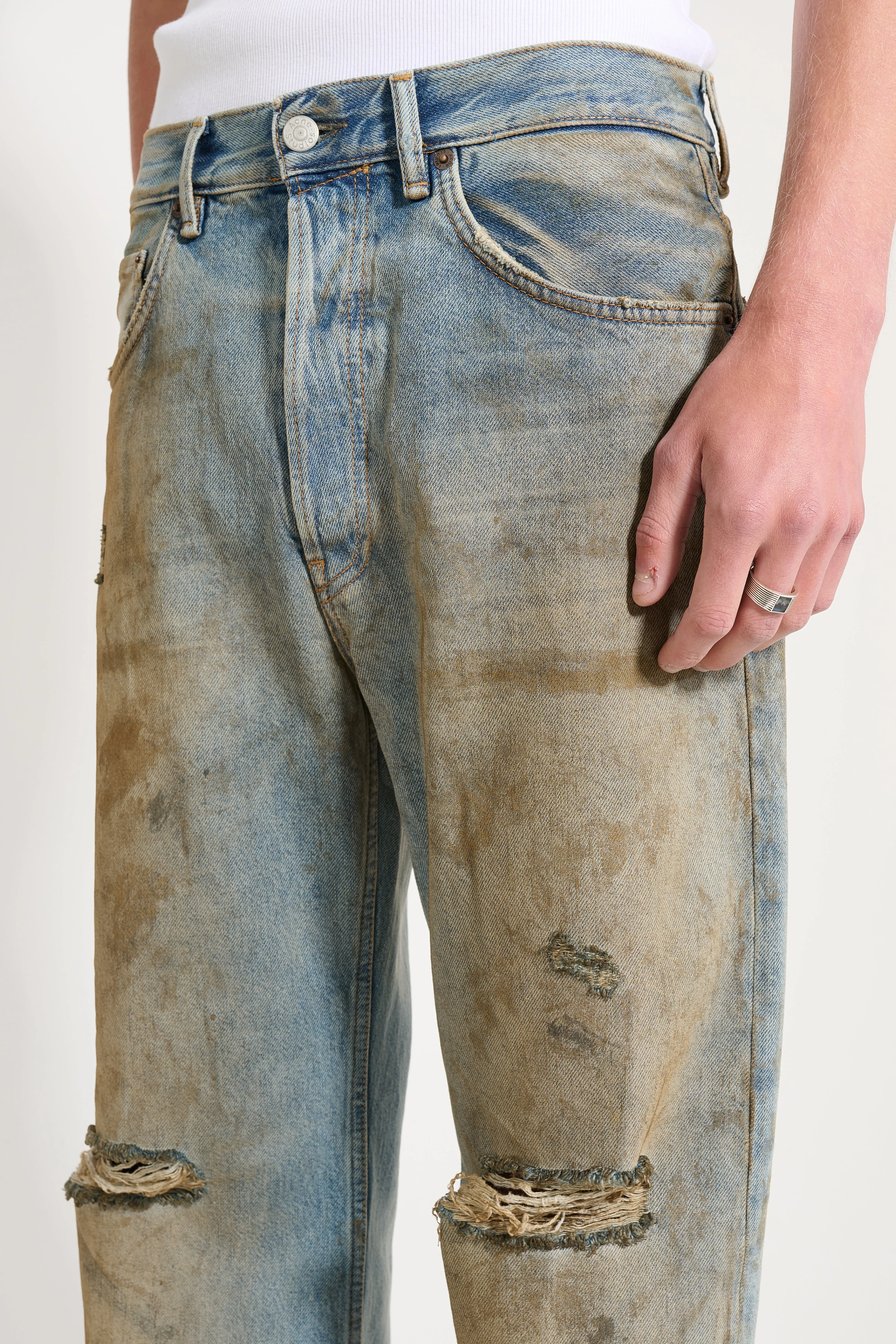 Acne Studios 2021M Loose Jeans Mid Blue