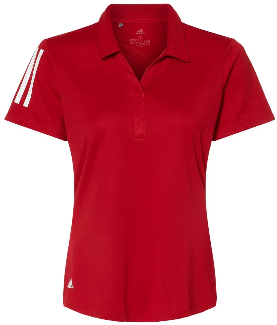 Adidas Ladies Floating 3-Stripes Sport Shirt