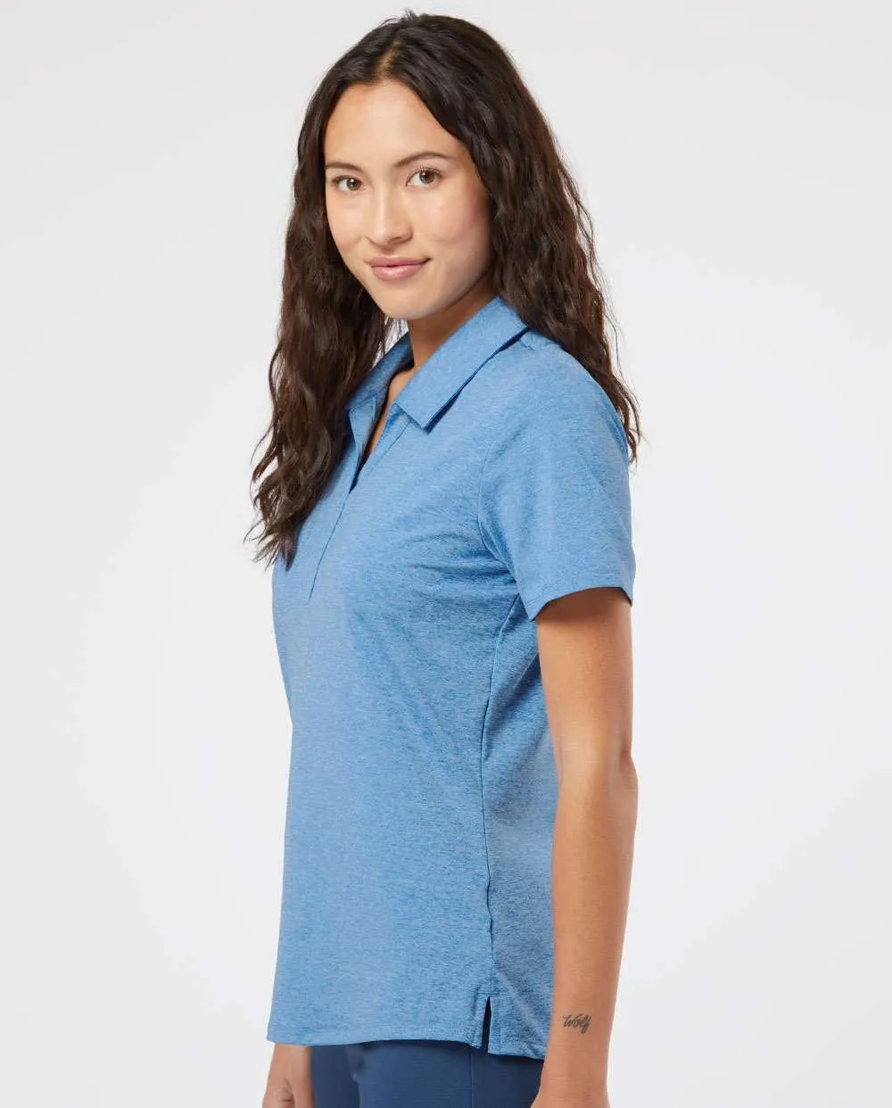 Adidas Ladies Floating 3-Stripes Sport Shirt