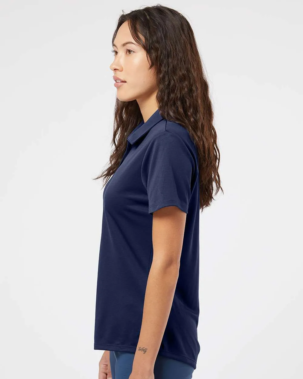 Adidas Ladies Floating 3-Stripes Sport Shirt