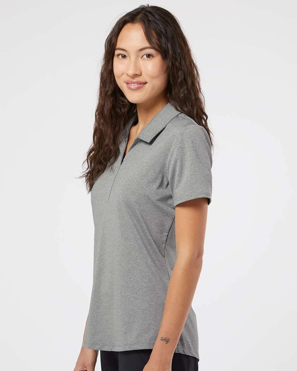 Adidas Ladies Floating 3-Stripes Sport Shirt