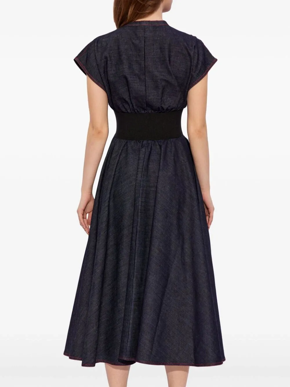 ALAIA Denim Dress with Belt