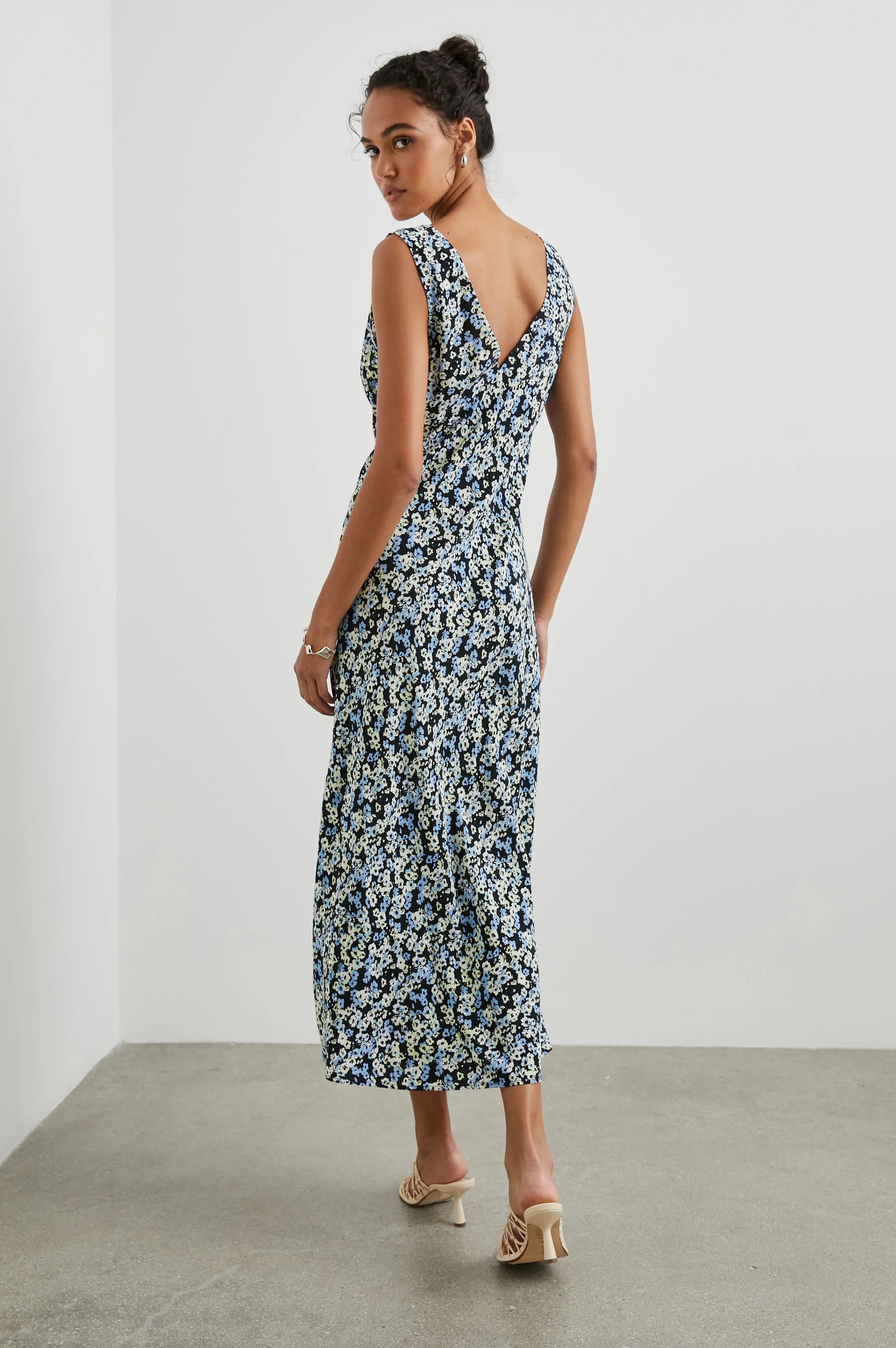 AUDRINA DRESS - MIDNIGHT MEADOW FLORAL