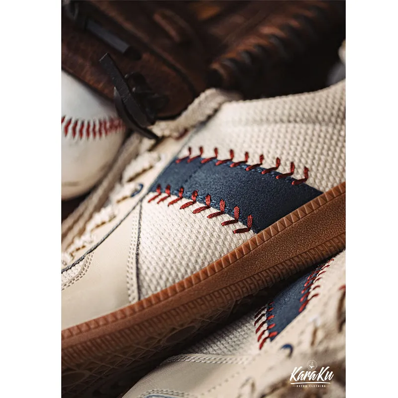 Baseball Style x Sashiko German Trainer Sneaker