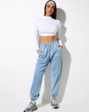 Basta Jogger in Washed Blue 'Angel Energy' Wings