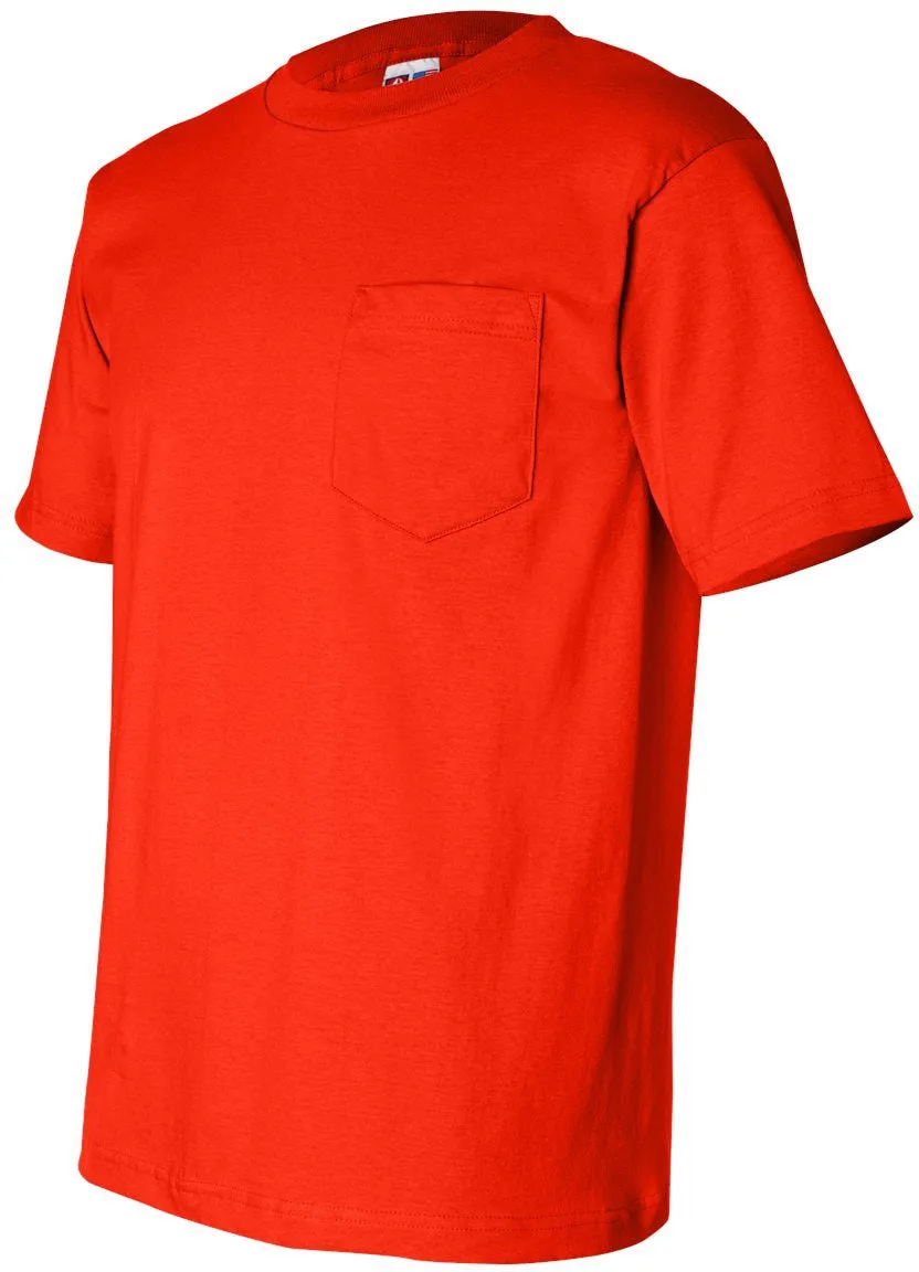 Bayside USA-Made Short Sleeve TShirt with a Pocket