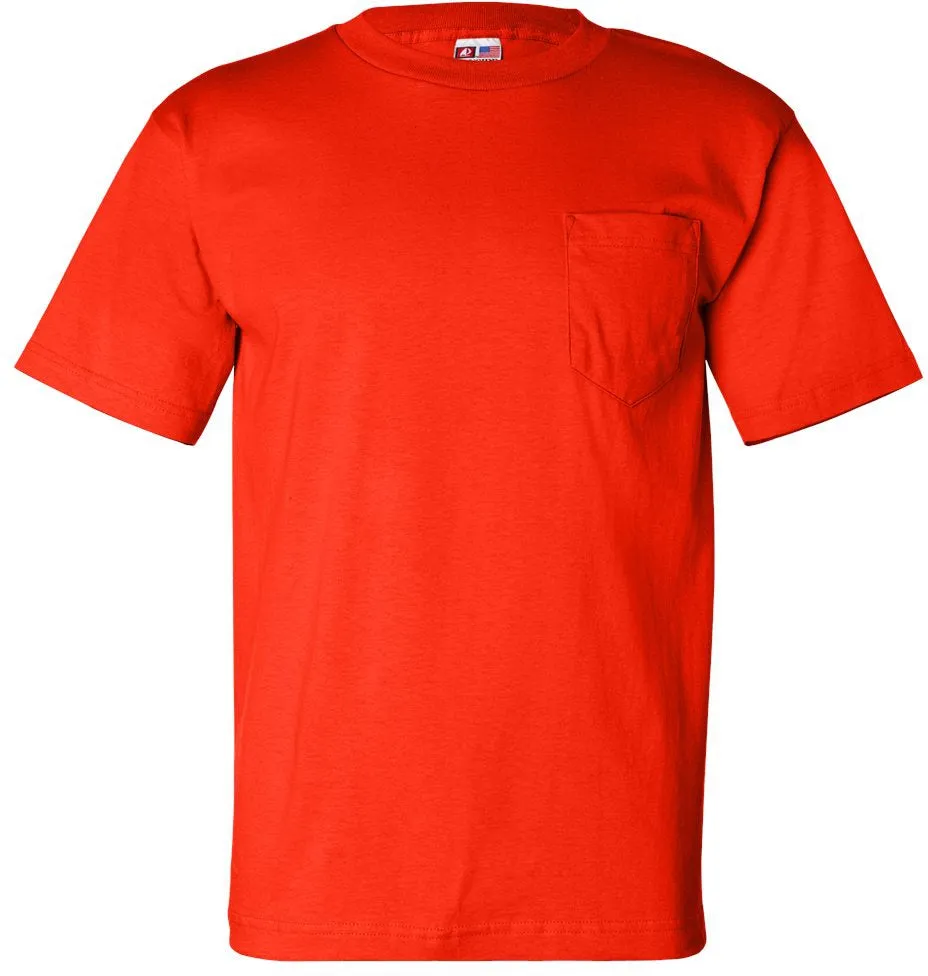 Bayside USA-Made Short Sleeve TShirt with a Pocket