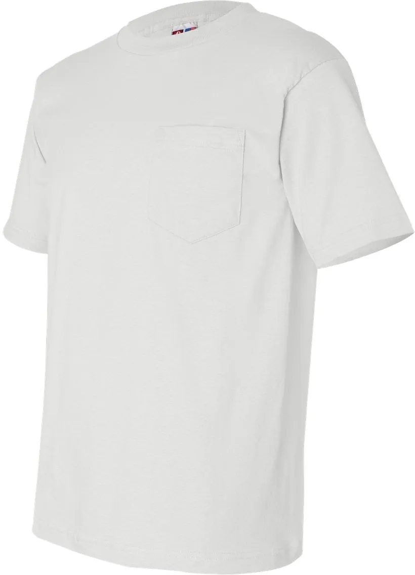 Bayside USA-Made Short Sleeve TShirt with a Pocket