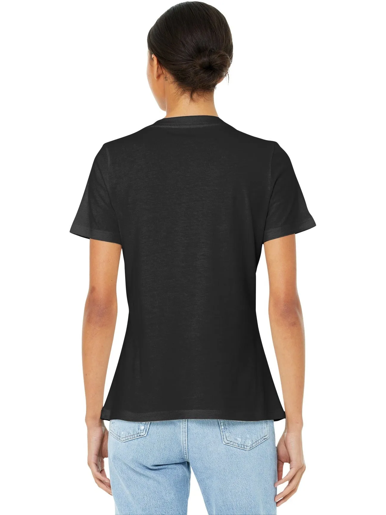 Bella Canvas Ladies Relaxed Jersey Short Sleeve V-Neck Tee