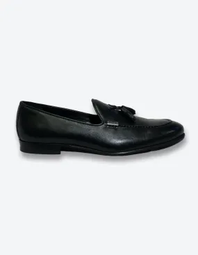 Black Tassel Loafer