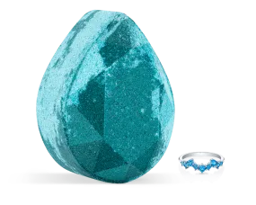 Blue Zircon - December Birthstone Collection - Bath Bomb