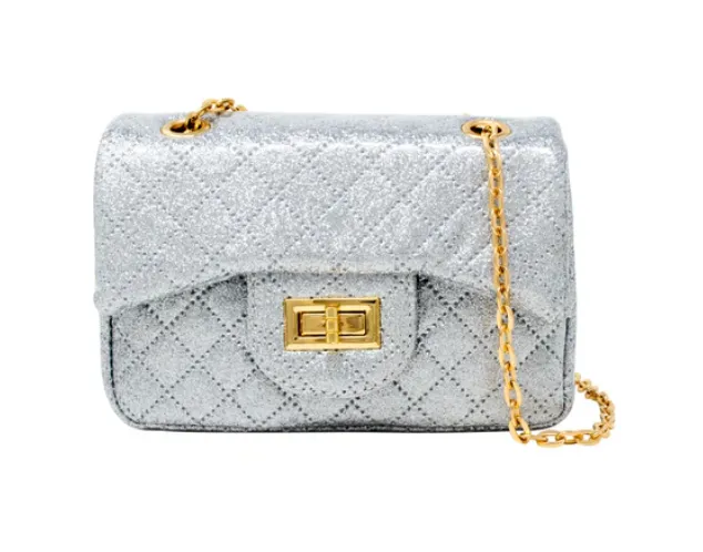 Classic Quilted Sparkle Mini Bag