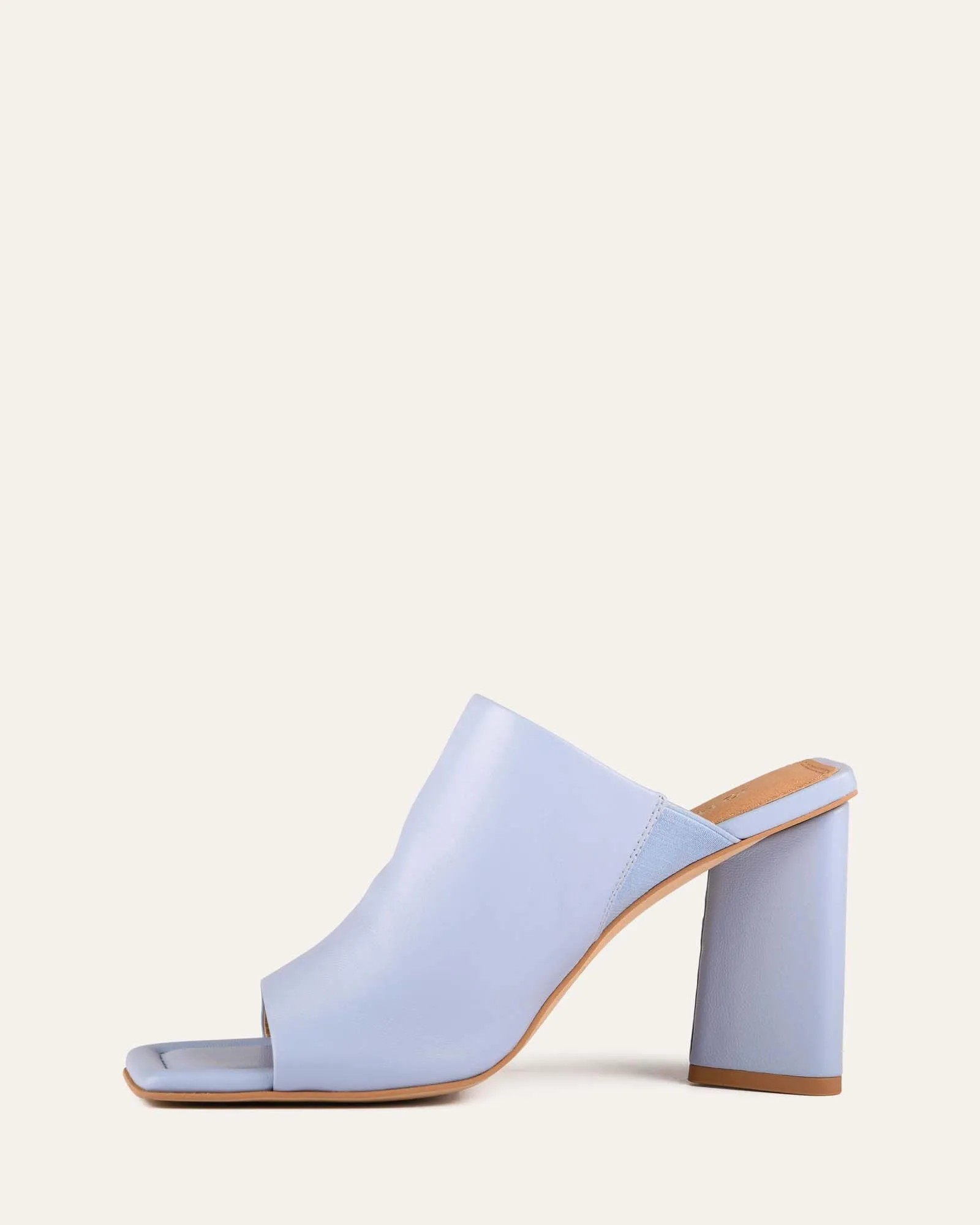 DANIELLE HIGH HEEL SANDALS ICE BLUE LEATHER