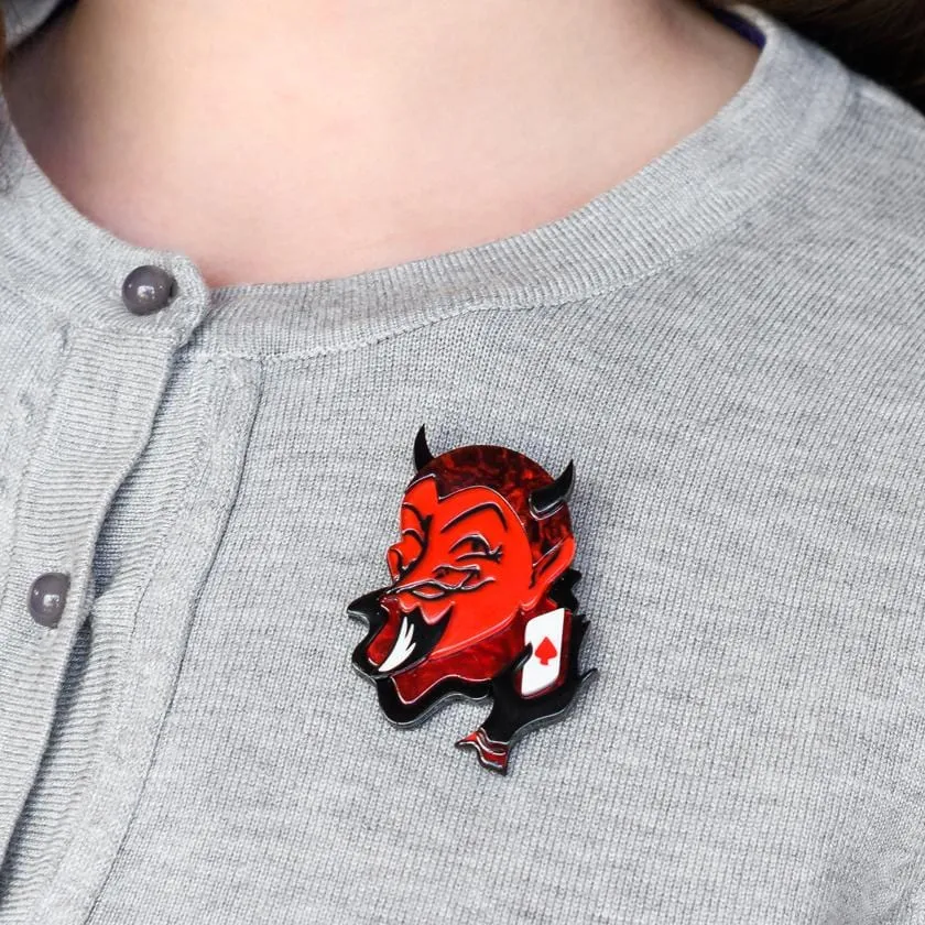 Deal With the Devil Brooch