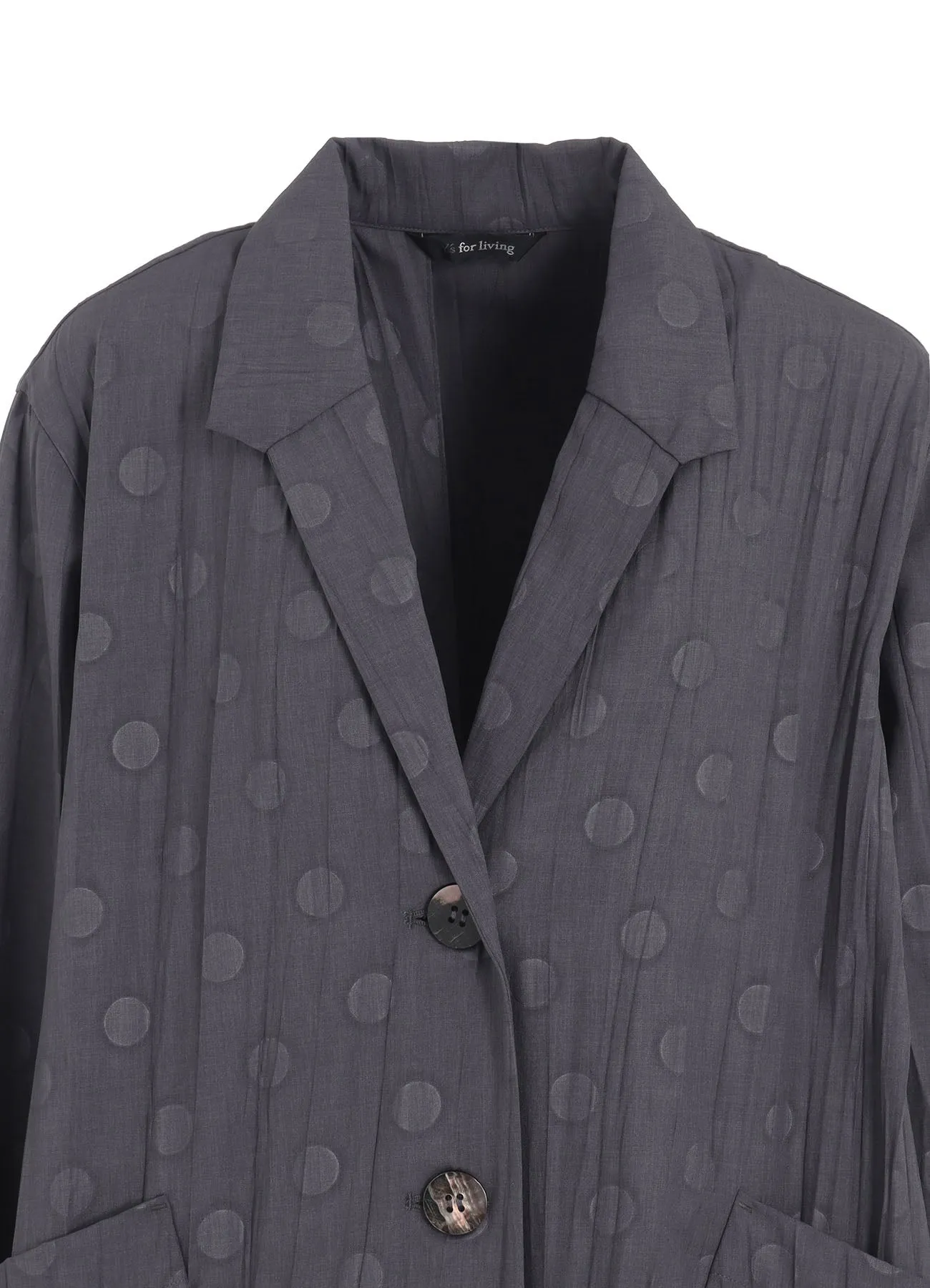 DOT PRINT WASHER COAT