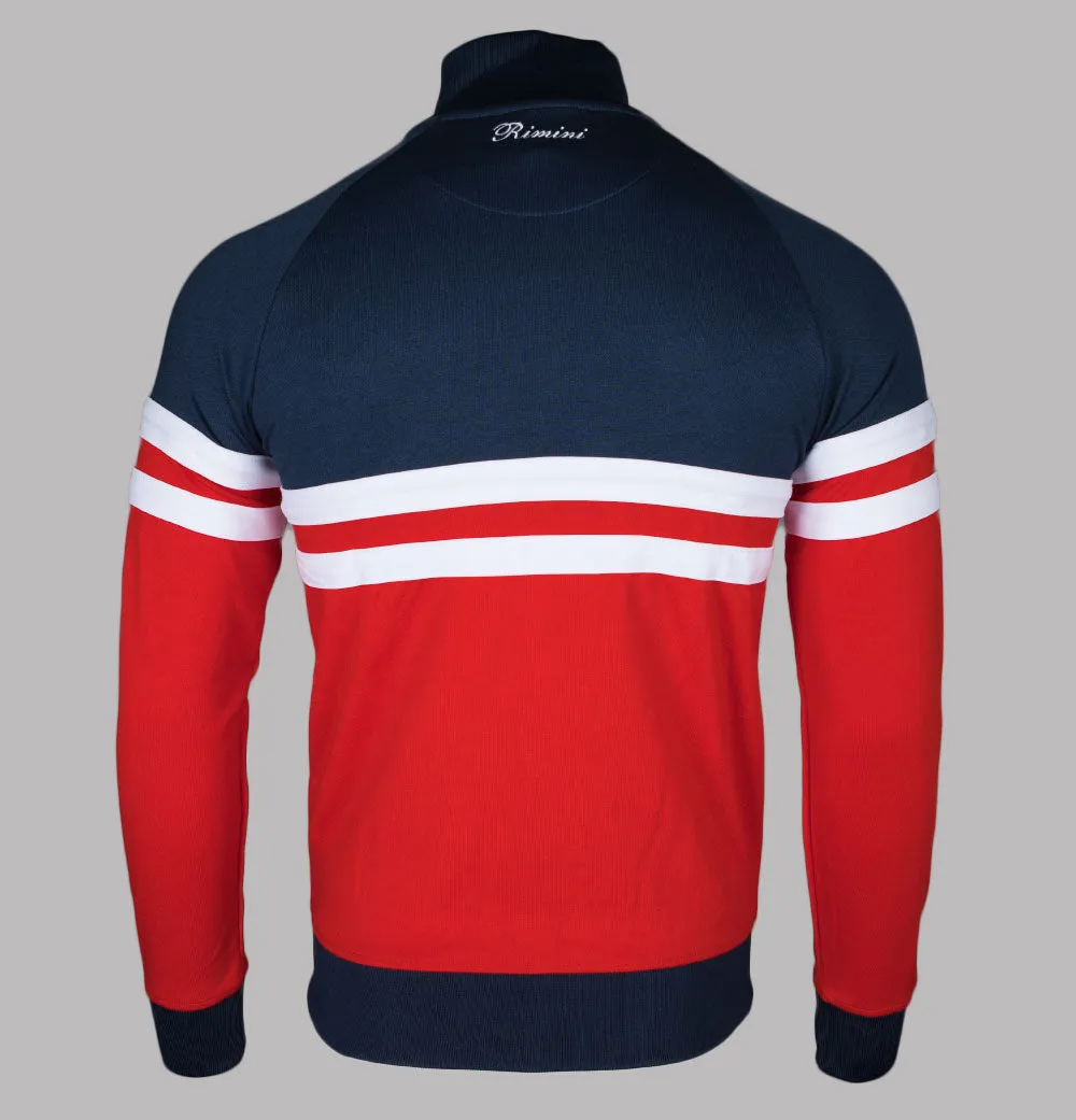 Ellesse Rimini Tracksuit Top Navy/Red/White