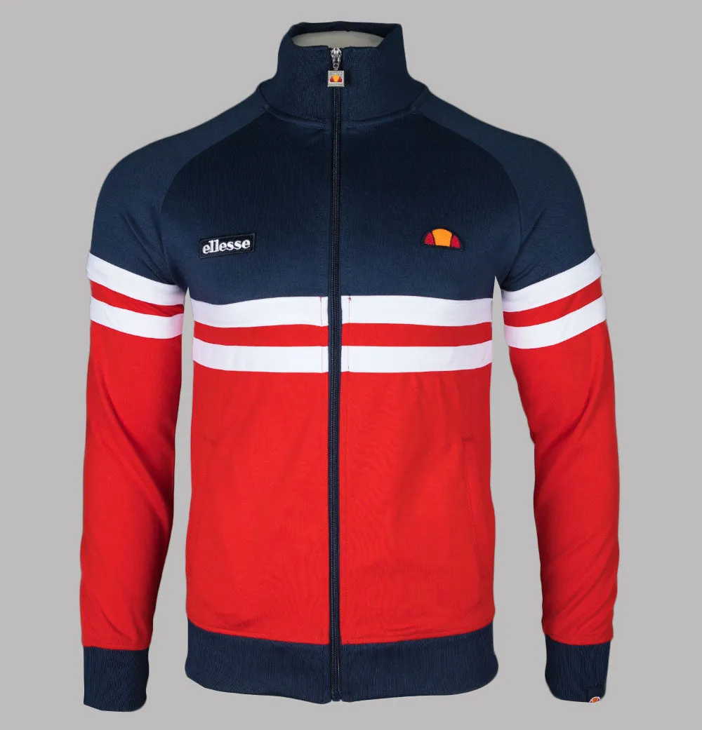 Ellesse Rimini Tracksuit Top Navy/Red/White