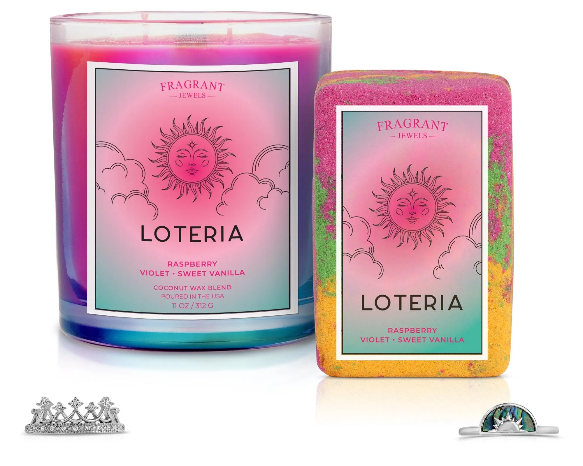 La Loteria - Candle and Bath Bomb Set - June 2024 Box