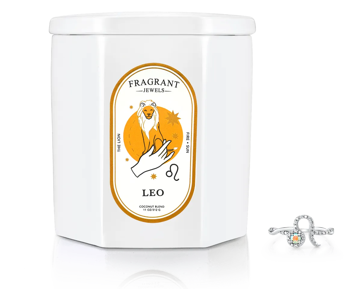 Leo, The Lion - Jewel Candle