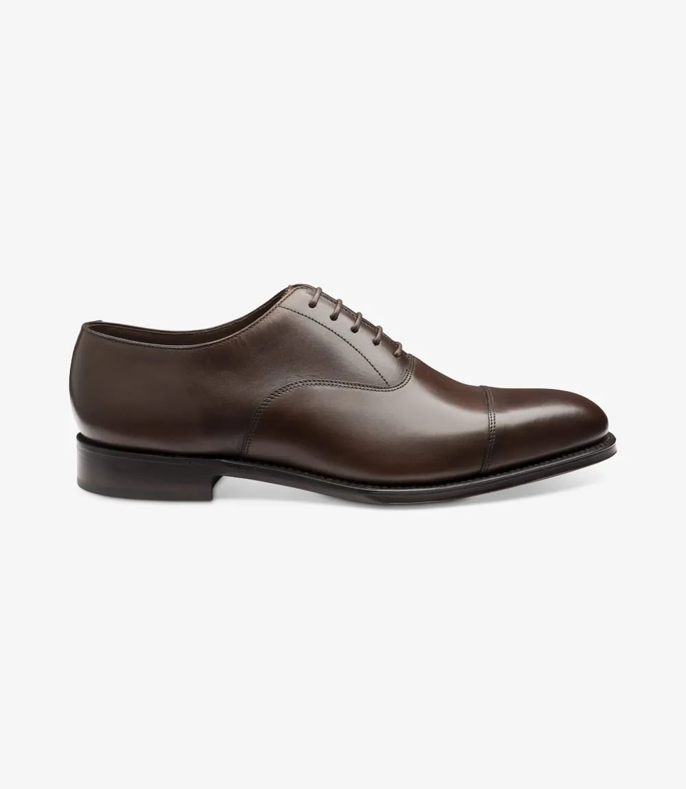 LOAKE Aldwych calf oxford shoe - Dark Brown Calf