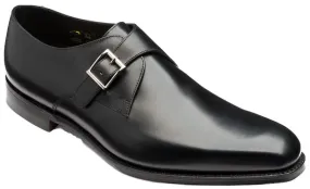 LOAKE - MEDWAY Premium buckle monk shoe - Black