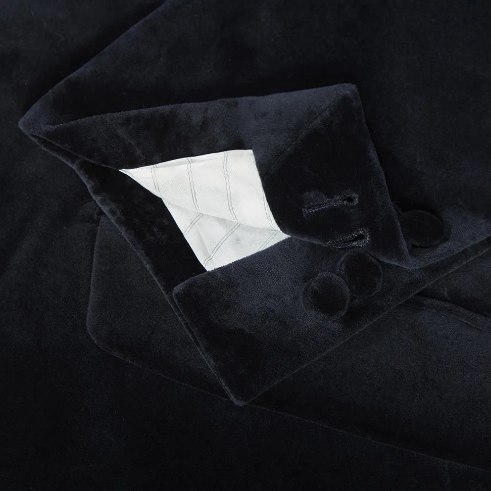 Midnight Blue "DAF" Velvet Jacket