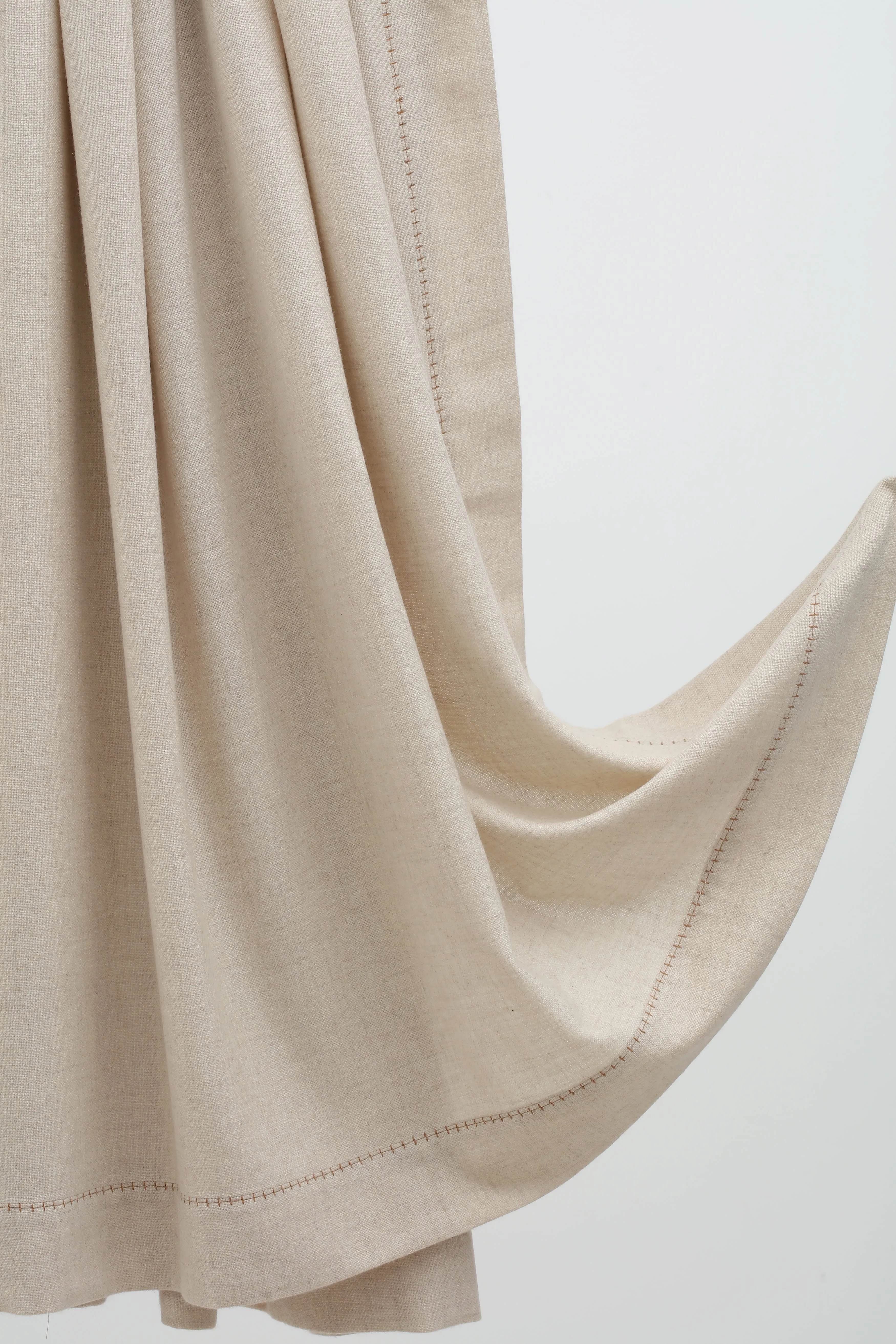 NATURAL undyed pure cashmere blanket