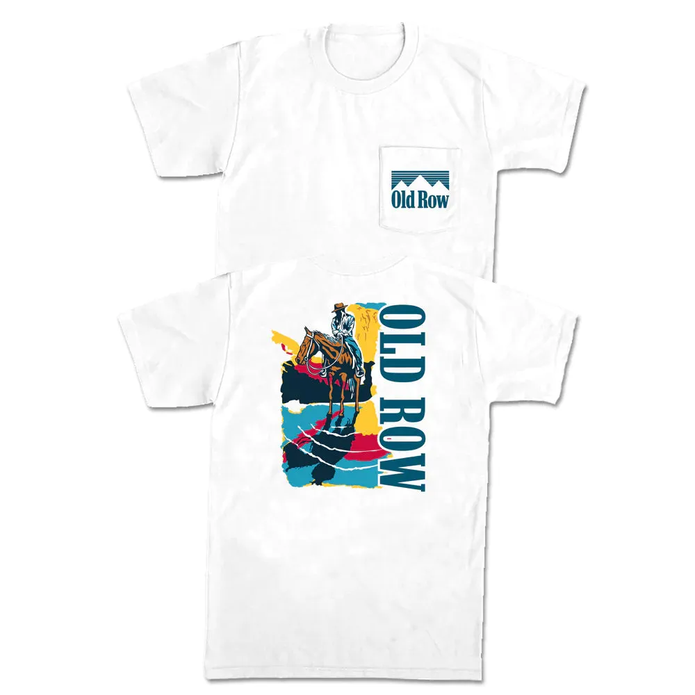 Old Row The Cowboy 6.0 Pocket Tee (White)