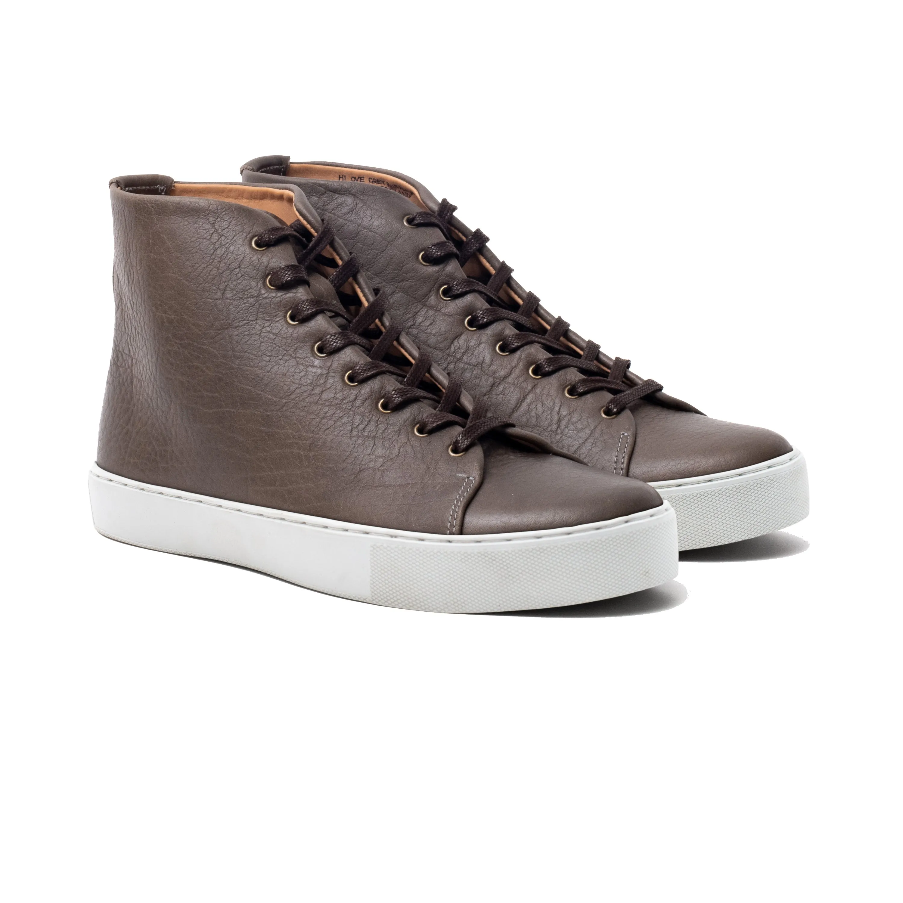 Overstone Hi Derby - Grey Horween Buffalo