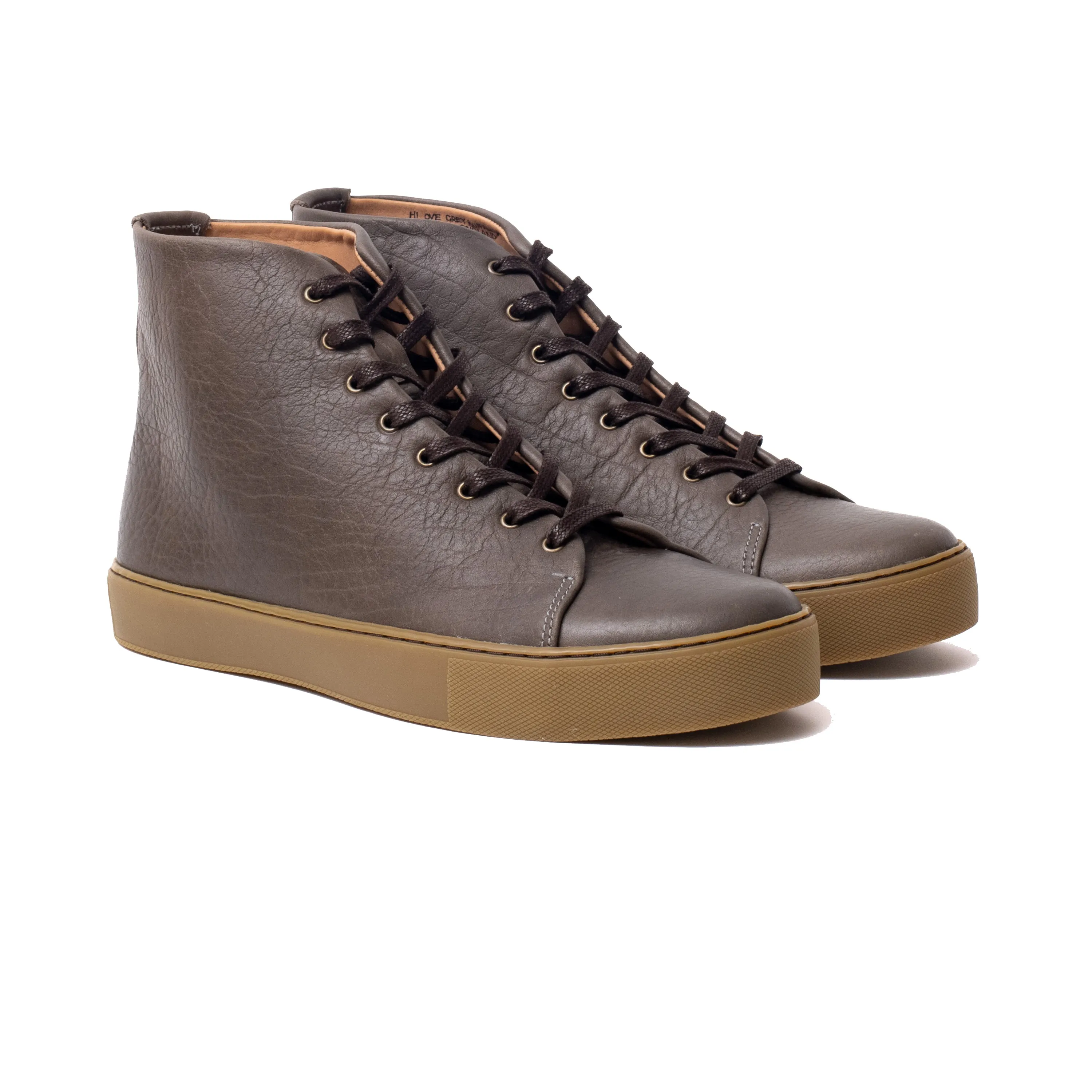 Overstone Hi Derby - Grey Horween Buffalo