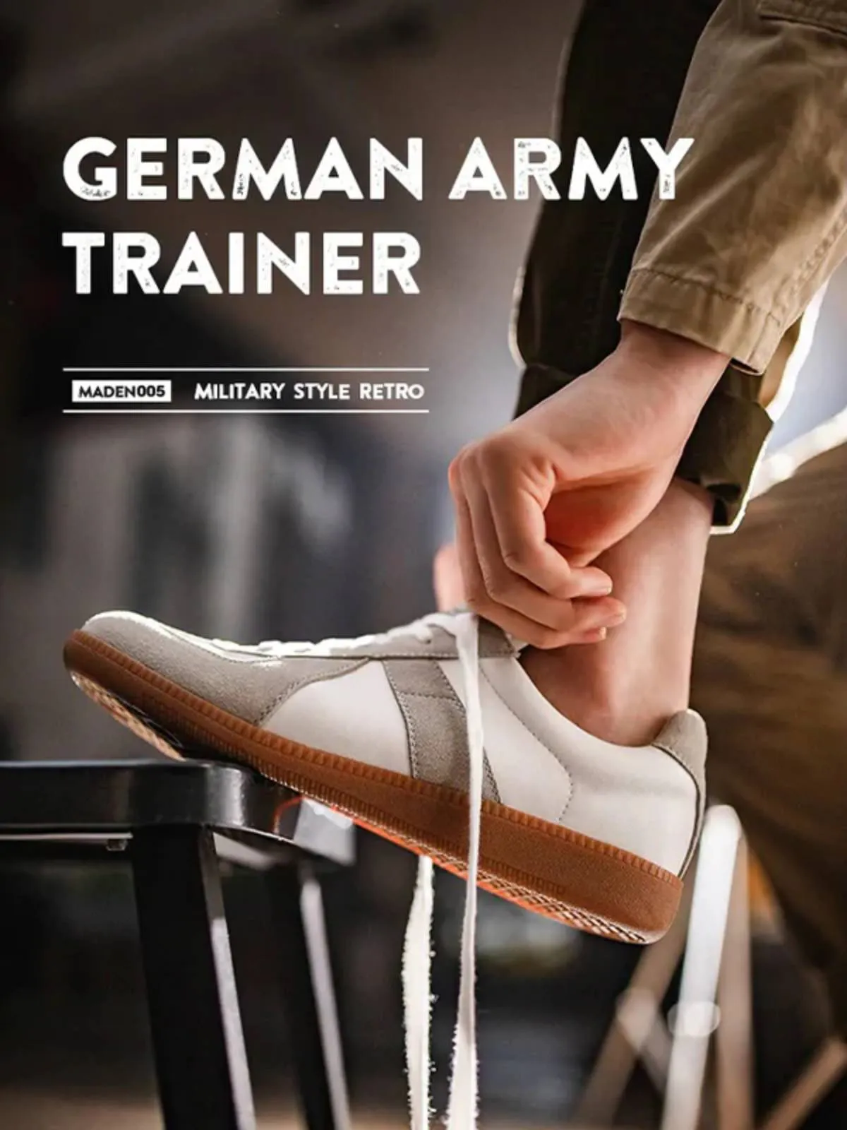 Retro Casual German Trainer Sneakers