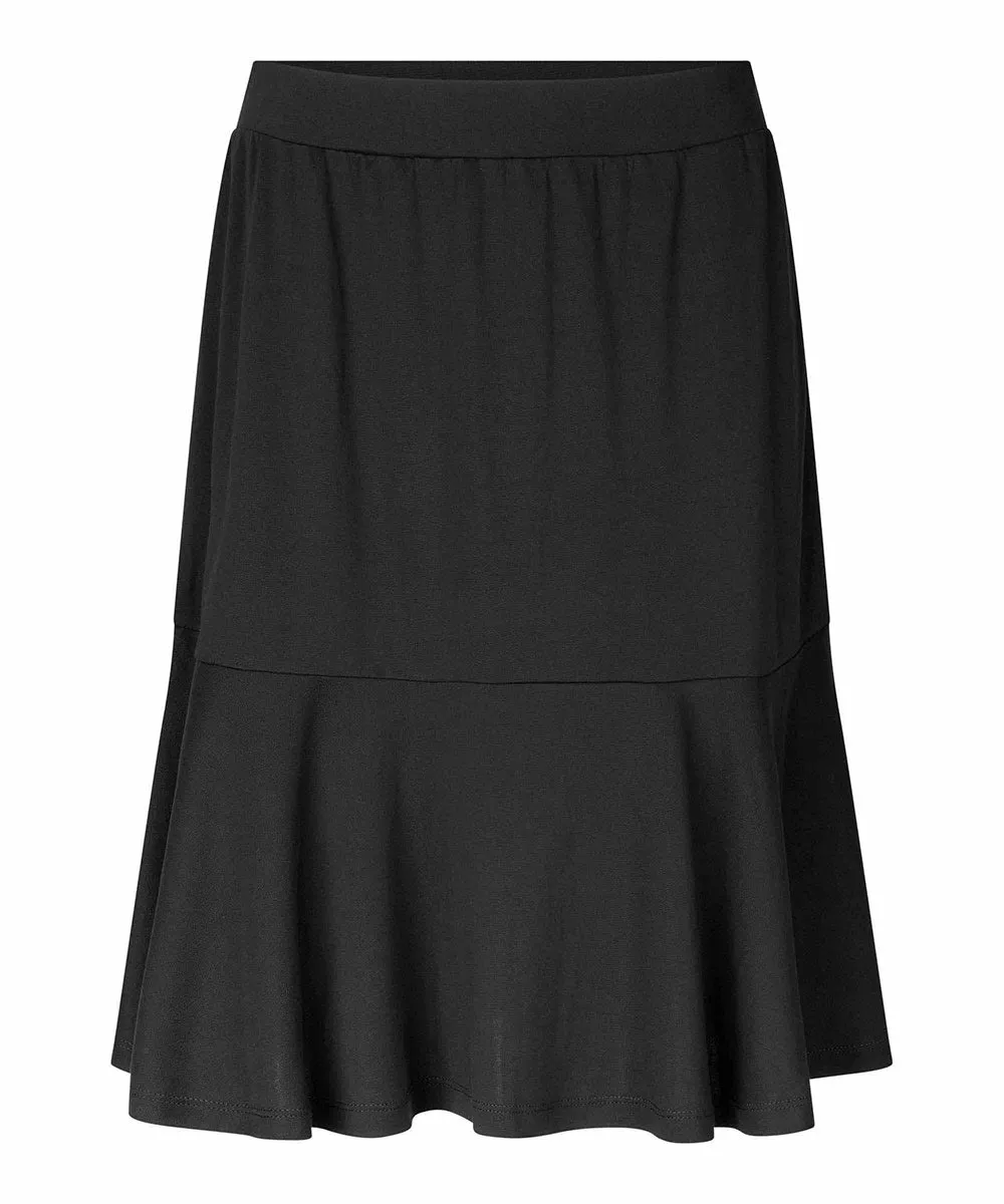 Scarla Ruffle Hem Knee-Length Skirt