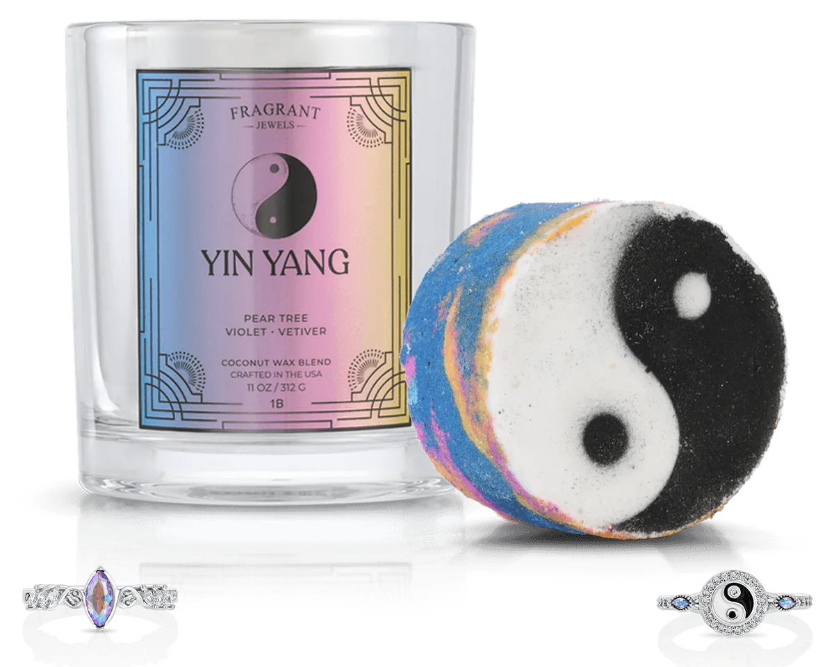 Yin Yang - Candle and Bath Bomb Set